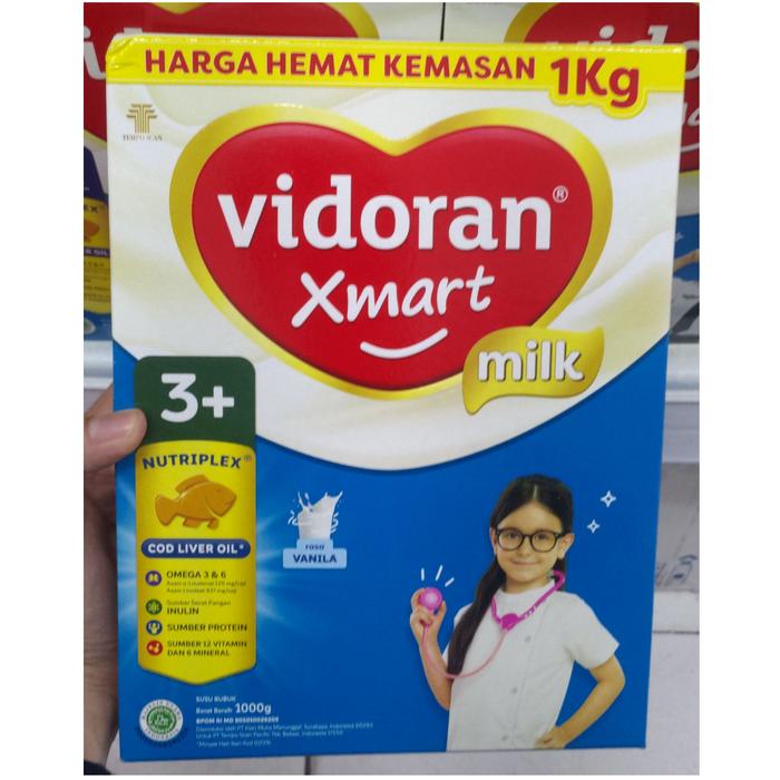 Gambar Vidoran Xmart 3+ 1kg Susu Pertumbuhan untuk anak 3 tahun keatas - Vanila dari Yesx Shop undefined Tokopedia