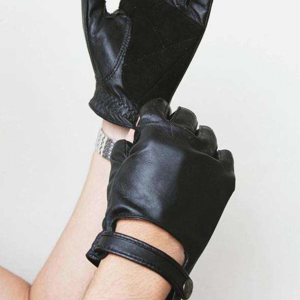 Gambar Sarung Tangan Kulit CABA Element B Half - Hitam, M dari cabaid undefined Tokopedia