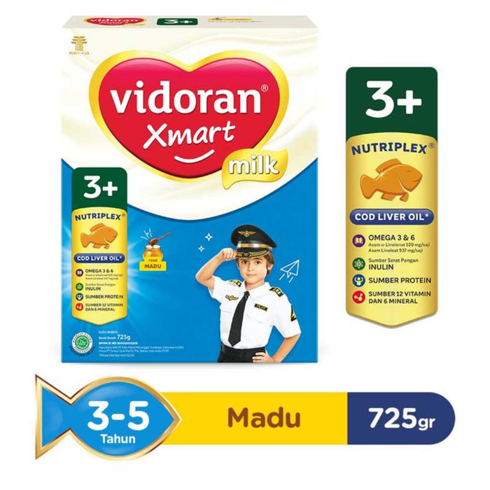 Gambar susu vidoran xmart 3+ 725 gr - Honey dari alexhoes undefined Tokopedia