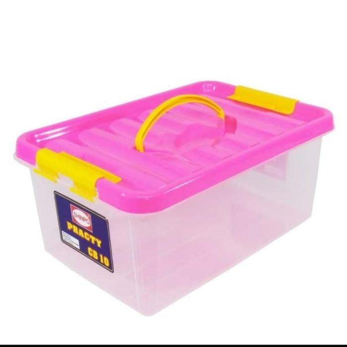 Gambar Shinpo- Box Container CB 10 Practy Sip 129 - Merah Muda dari BLANJA.CO_NEW undefined Tokopedia