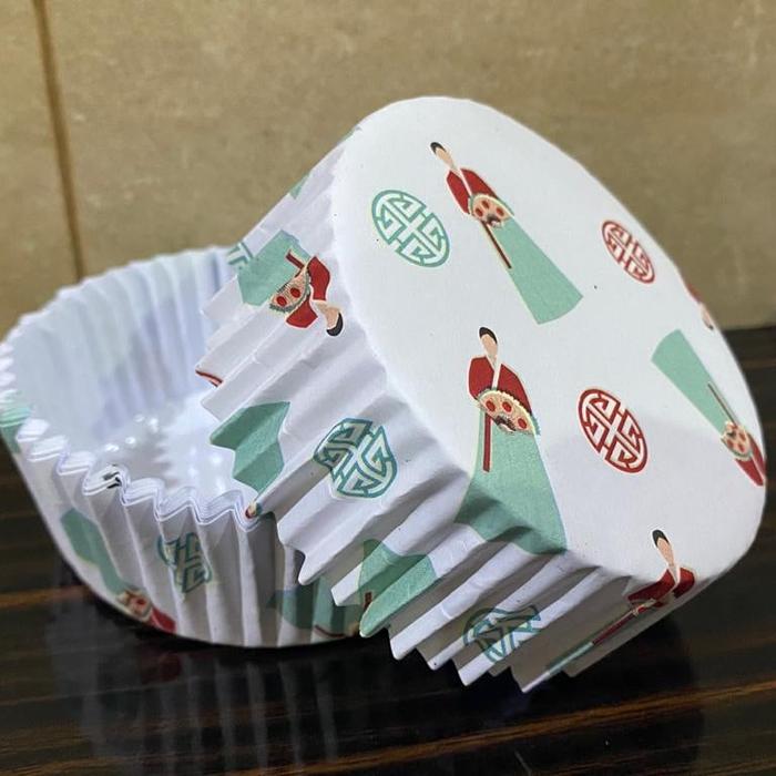 Gambar Paper Cup Case Roti Bulat uk. 14cmx8cm (Korean series) - Korean Bride, 50 pcs dari Jannalicious undefined Tokopedia