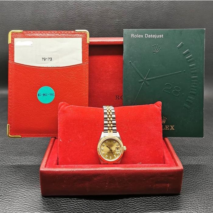 Jual Rolex ladies twotone Datejust 26mm 