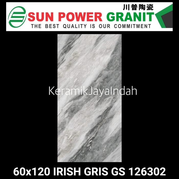 Gambar SUN POWER IRISH GRIS GS126302 60 x 120 GRANITE TILE dari keramikjayaindah undefined Tokopedia