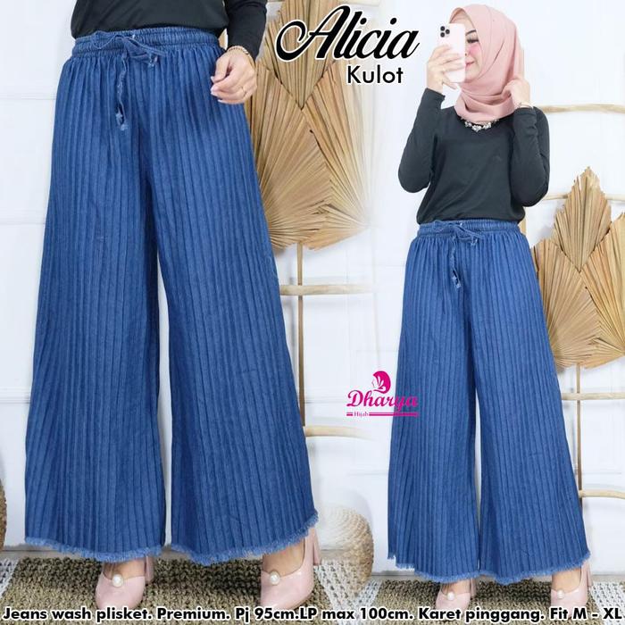 Jual Alicia Kulot Celana Wanita Jeans Plisket Kota Surakarta Batik Mastri Solo Tokopedia Jual Alicia Kulot Celana Wanita Jeans Plisket Kota Surakarta Batik Mastri Solo Tokopedia