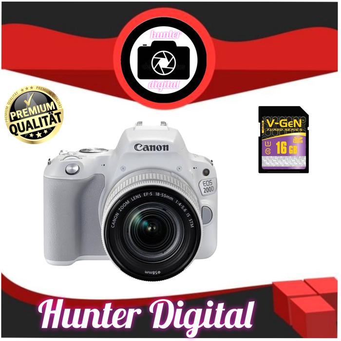 Gambar CANON EOS 200D MARK II KIT 18-55 IS STM / KAMERA CANON 200d mark II dari HUNTER DIGITAL undefined Tokopedia