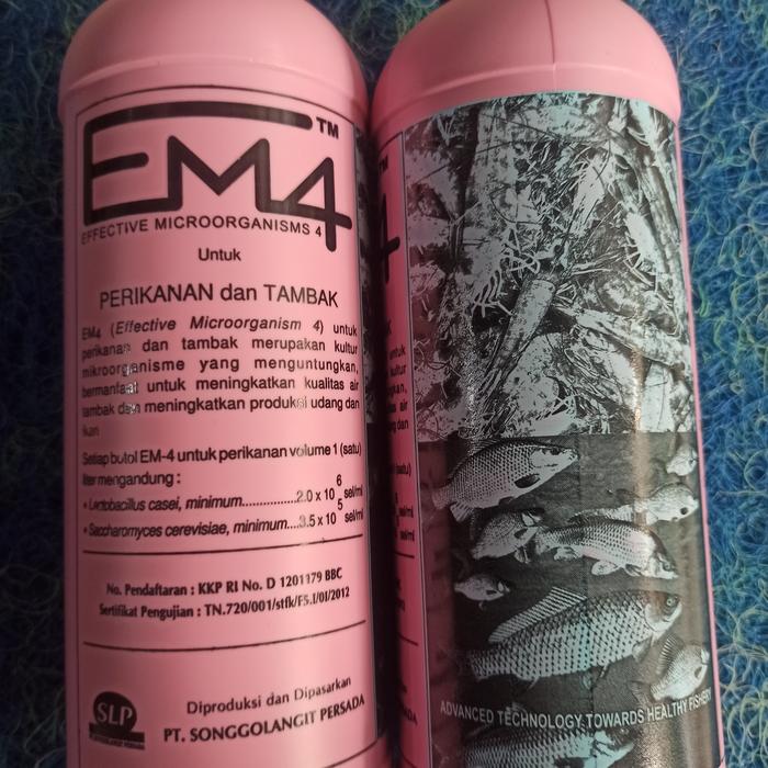Jual EM4 Perikanan Probiotik EM 4 Tambak Udang Ikan Lele Nila 1 Liter