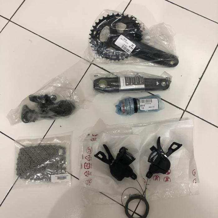 Crankset Jual Groupset Deore Jual Groupset Shimano Deore 10speed