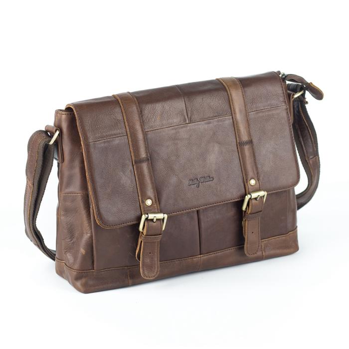 Leather Messenger Bag - Matty Walton 
