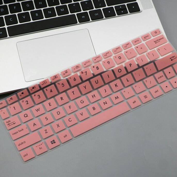 Gambar Keyboard Protector Asus Zenbook 13 UX333FA UX333FN UX334FLC UX334FAC - Merah Muda dari Grace Computer_NEW undefined Tokopedia