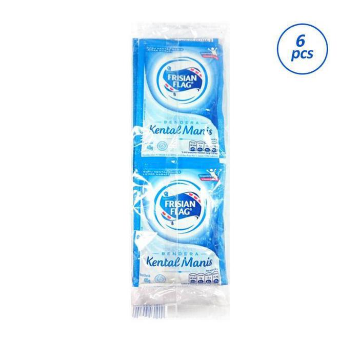 Gambar Susu Putih Bendera Frisian Flag Kental Manis Sachet - 6 Sachet dari Addi Online undefined Tokopedia