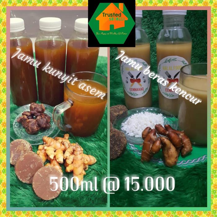 Gambar Jamu Minuman Herbal Tradisional Halal, Beras Kencur, Kunyit Asam, Asem - Beras Kencur dari Trusted Store18 undefined Tokopedia