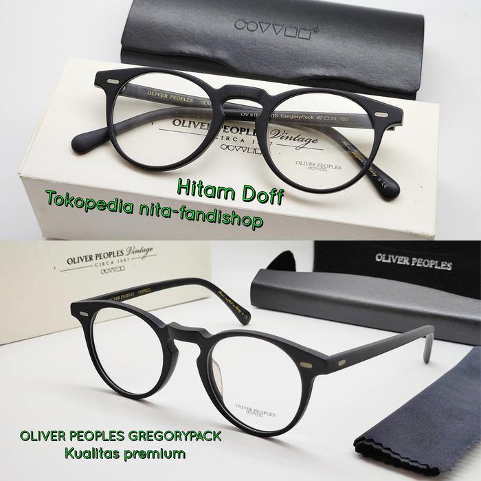 Kacamata Oliver Eyeglass Frames Retro Small Oval Frame Myopia