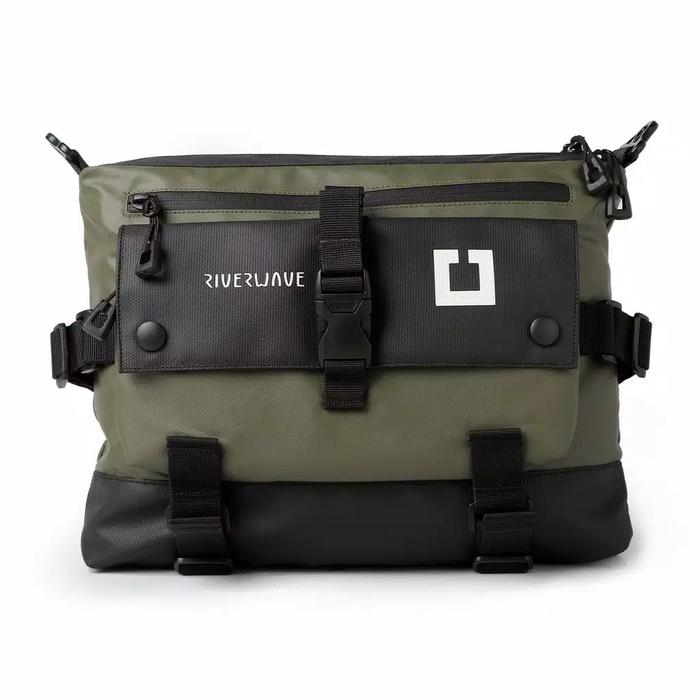 Gambar Tas Selempang Sling Bag Riverwave Brazos - Army dari A3 aksescam undefined Tokopedia
