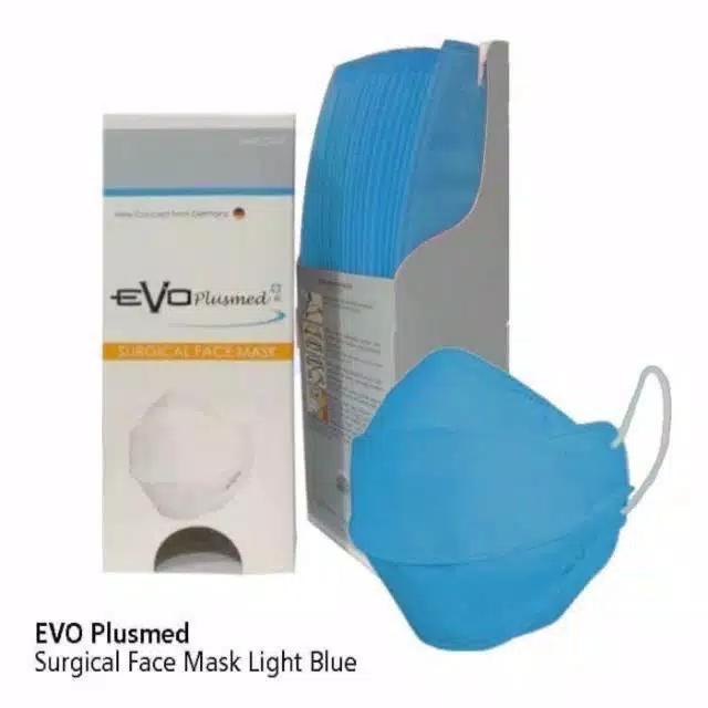 Gambar Masker Evomed Plus - Biru Muda dari Sehat Medicare undefined Tokopedia