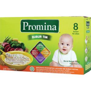 Gambar PROMINA BUBUR BAYI TIM DAGING&BROKOLI BOX 100g dari JOE SHOP_NEW undefined Tokopedia