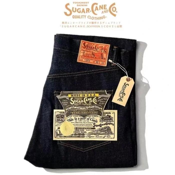 Jual Sugar Cane Lot 1955 15oz Zip Fly 