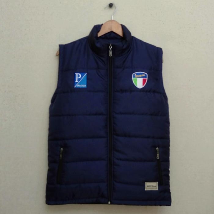 Gambar Jaket rompi vespa original music denim dari wijaksana@store undefined Tokopedia