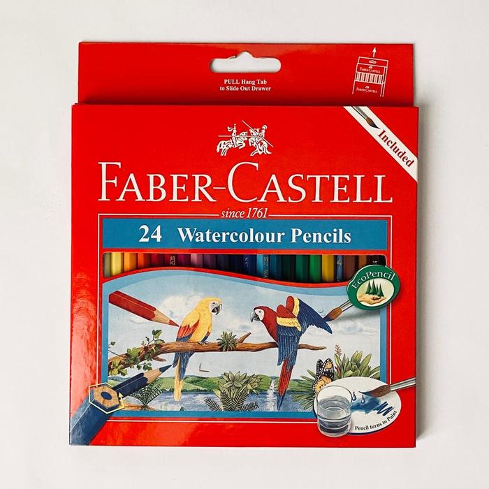 Jual Pensil Warna Cat Air / Watercolor Pencil Set Faber Castell 24W - Kab. Bekasi - Tap Cikarang | Tokopedia