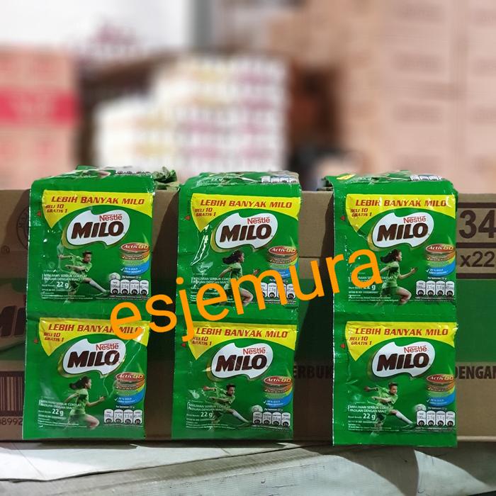 Gambar Milo sachet per renceng @ 10 sachet dari esjemura@ undefined Tokopedia