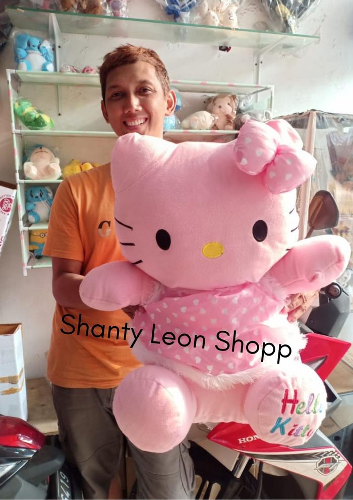 Gambar Boneka Hello kitty Besar Ukuran Large besar dari ShantyLeonShopp undefined Tokopedia