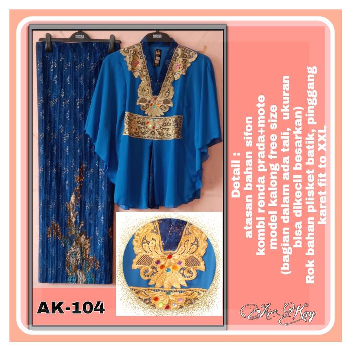 Gambar setelan kebaya batik modern dari ArKayShop_NEW undefined Tokopedia