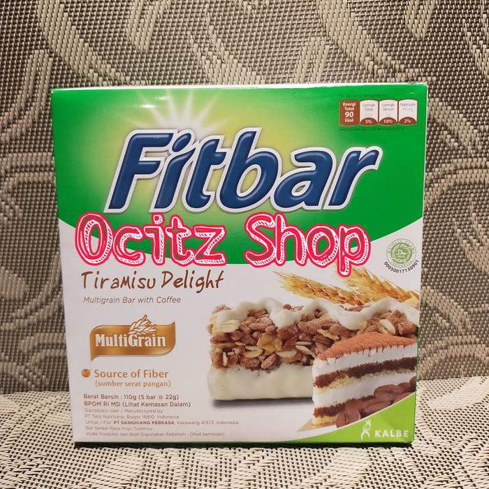 Gambar Fitbar Tiramisu 1 Box 110gr (5x22gr) dari OcitzShop undefined Tokopedia