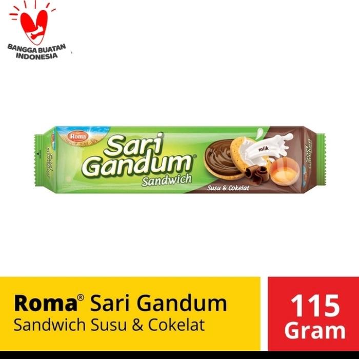 Gambar ROMA SARI GANDUM COKLAT EGG GT 115gr dari Gudang Coklat & Snack undefined Tokopedia