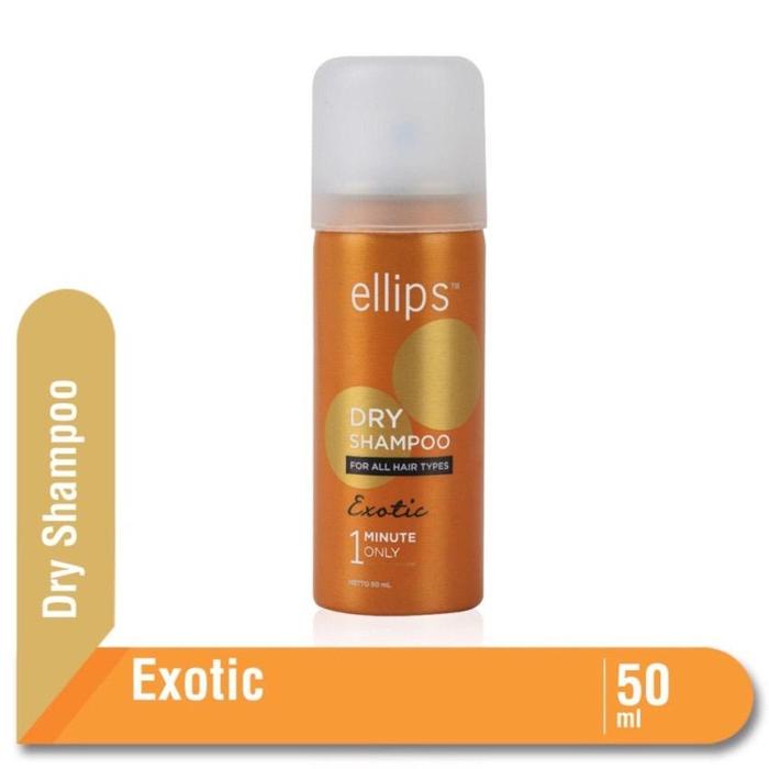 Gambar ELLIPS DRY SHAMPOO-SHAMPOO KERING ALL VARIANT-ELLIPS-DRI SHAMPOO - EXOTIC 50ML dari phalosaa undefined Tokopedia