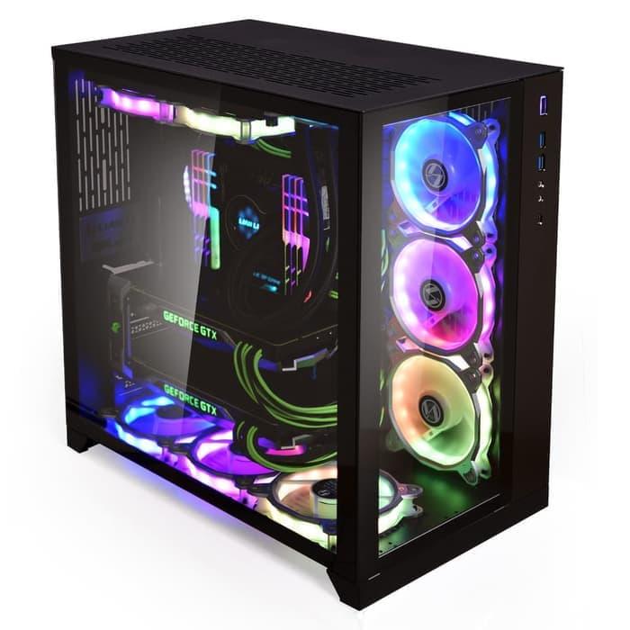 Jual Casing Lian Li Pc O11dx Dynamic Black Tempered Glass Front Left Kota Pekanbaru Edycom Tokopedia