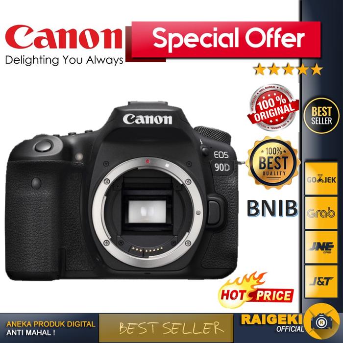 Gambar Canon EOS 90D Body - BERPAKET - NON PAKET dari Raigeki official shop undefined Tokopedia