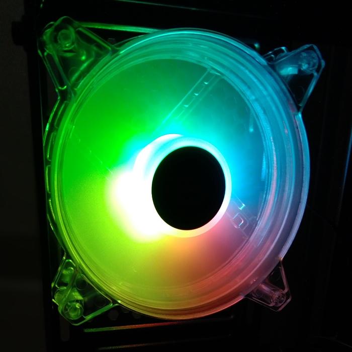 Gambar Infinity FAN 120mm LED AURA LIGHT ( RGB ,4 PIN, SYNC WITH MOBO ) dari MEGA-OLSHOP undefined Tokopedia