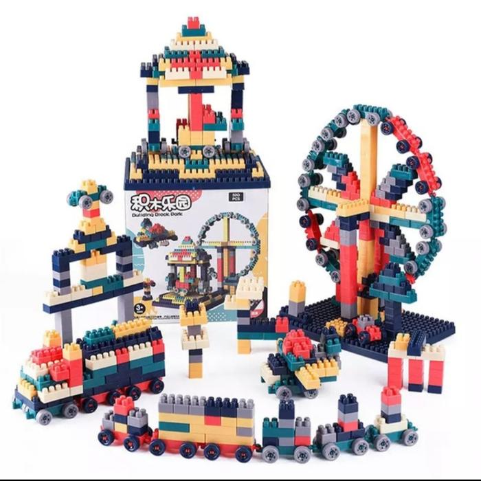 Gambar Mainan anak Balok susun lengkap dgn plat legoo/Building Blok 260pcs dari AUTO KID II undefined Tokopedia