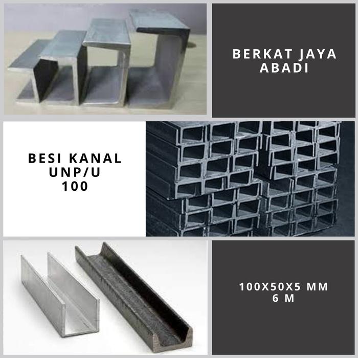 Gambar Besi Kanal UNP / Besi Kanal U 100 / U channel dari berkatjayaabadi_NEW undefined Tokopedia