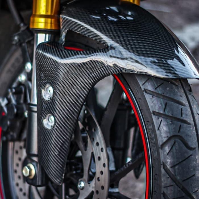 Gambar AKSESORIS SPAKBOR KARBON GSX R15 VIXION FRONT FENDER KARBON R15 R25 dari Modifika undefined Tokopedia