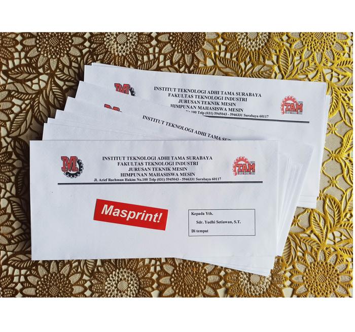 Jual Grosir Amplop Surat Murah Bisa Custom Kop Kota Surabaya Masprint Surabaya Tokopedia