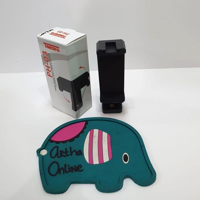 Gambar TAKARA PH-03 MOBILE PHONE 360° HOLDER U HOLDER HP WITH COLD SHOE dari ArthaOnline undefined Tokopedia