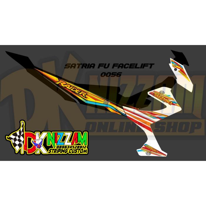 Gambar keren striping custom suzuki satria Fu facelift 14 dari DK-Nizzam OLShop undefined Tokopedia