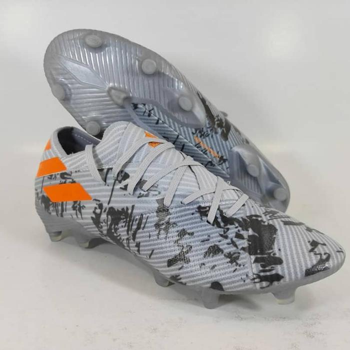 Sepatu Bola Adidas Nemeziz 19.1 Grey FG 