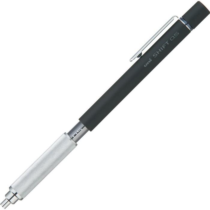 Gambar Uni Shift Pipe Lock Drafting Pencil - Pensil Mekanik - Black 0.5 mm dari Bambo Hut undefined Tokopedia