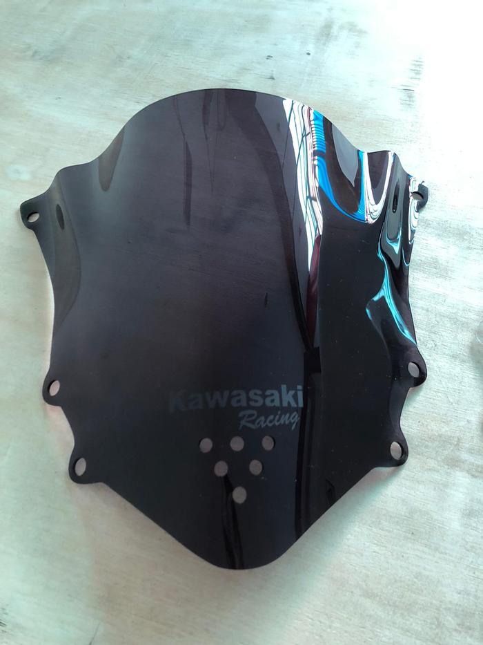 Gambar VISOR / WINDSHIELD NINJA RR NEW WARNA BENING DAN RYBEN - Ryben dari Visor Market undefined Tokopedia