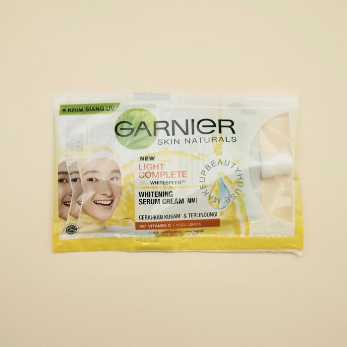 garnier light complete day cream sachet