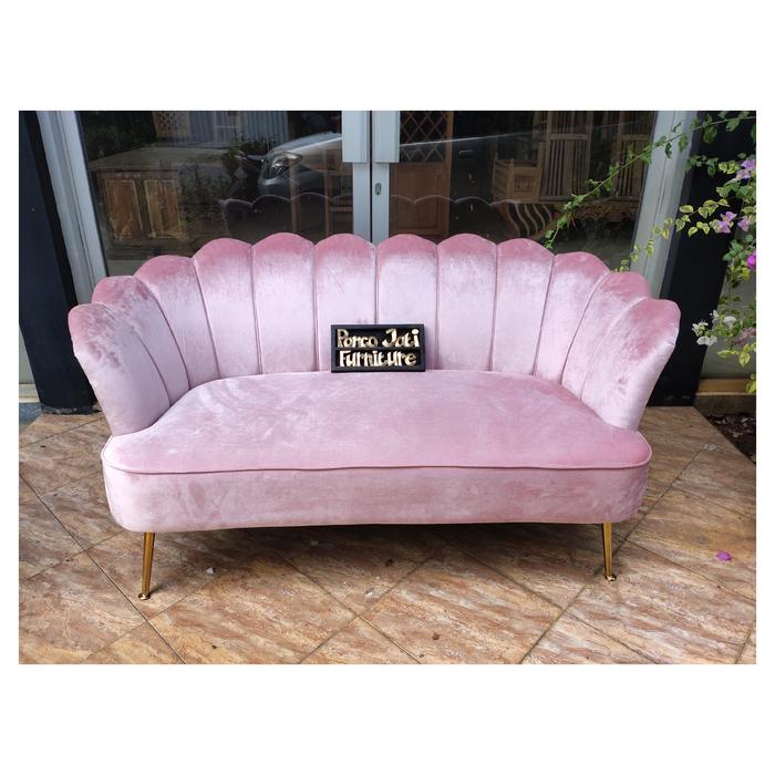 Gambar Sofa Minimalis 2 Seater Kaki Steinles dari Ponco Jati Furniture undefined Tokopedia