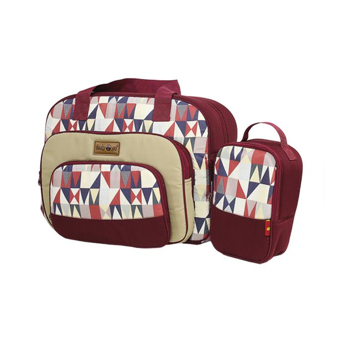 Gambar Diapers Bag 2 Go + Cooler  and Thermal  Bag Diamond  Series - B2T1305 - Merah dari Babyscots undefined Tokopedia