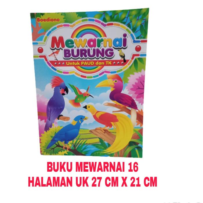 60 Gambar Burung Mewarnai Gratis Terbaru