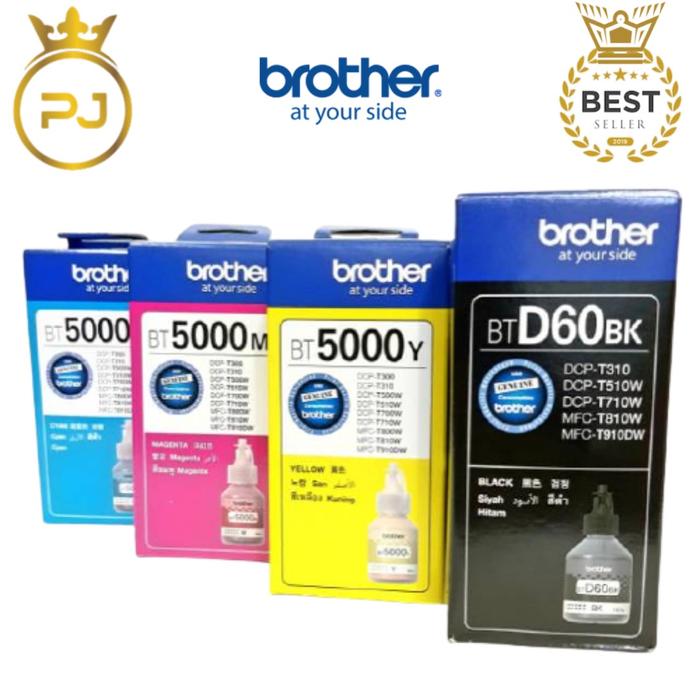 Gambar tinta printer brother/tinta brother btD60bk & bt5000cmy original - 1 set 4 warna dari PRIMA JAYA PRINT undefined Tokopedia