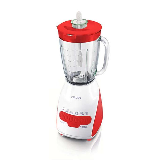 Gambar Philips Blender Gelas Plastik 2L HR2115 - Merah dari Home Electro undefined Tokopedia