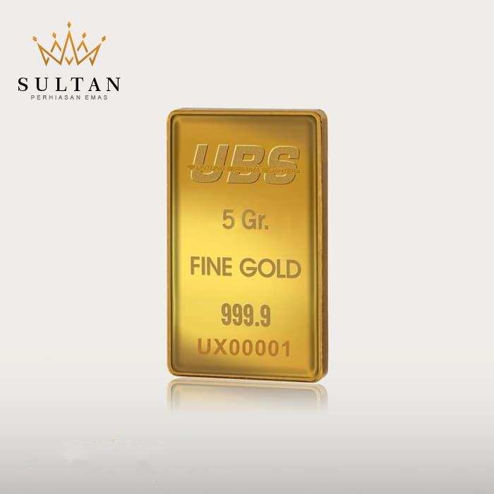 Gambar Logam Mulia 5 gram UBS dari Toko Emas Sultan undefined Tokopedia