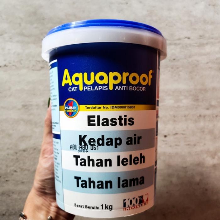Gambar CAT AQUAPROOF/ Cat Pelapis Aquaproof 1kg(ANTI BOCOR) - Abu Clear Putih dari Ineed Accessories undefined Tokopedia