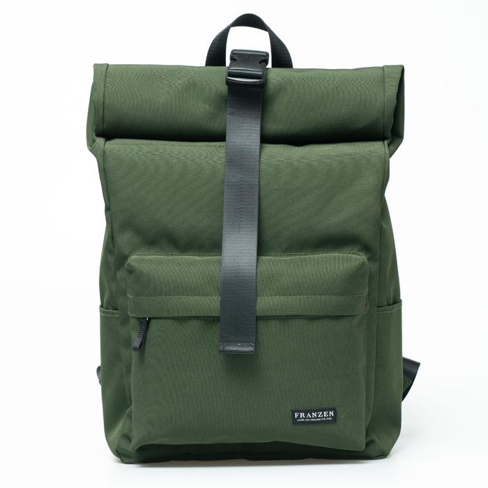 Gambar Tas Ransel Laptop Backpack Waterproof Franzen Rapid Rulle Series 601 - Hijau dari KoperID undefined Tokopedia