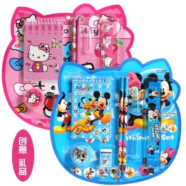 Gambar Set Alat Tulis Anak Karakter Alat Tulis Souvenir Kado Anak dari Ekas toys undefined Tokopedia